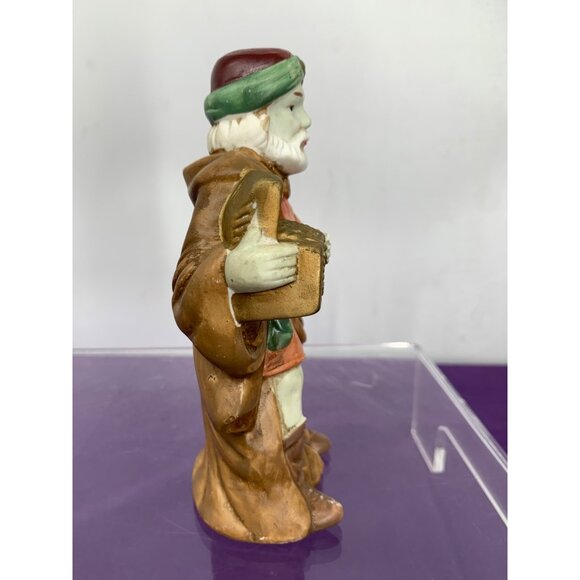 Vintage Kmart Porcelain Standing Wiseman Nativity Figurine 6.5 Inches Tall Tan O - Picture 5 of 9